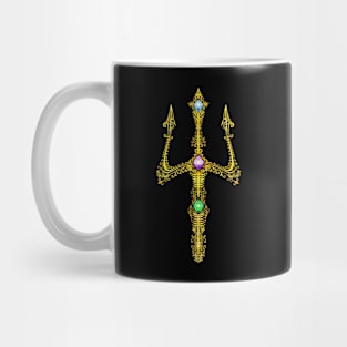 Poseidon trident fork Mug